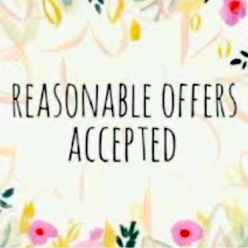 Offers encouraged and welcome!
